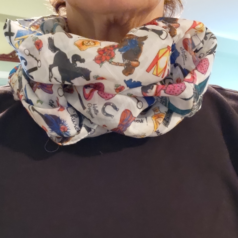 Kentucky Derby Infinity Scarf - Picture 7 of 7